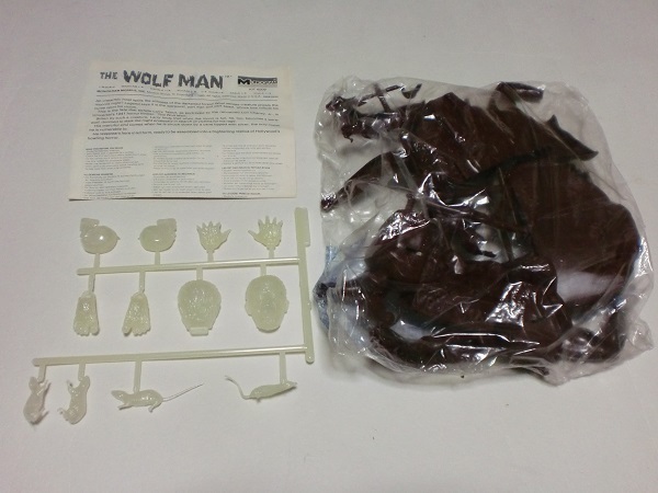 モノグラム 1/8 恐怖の 狼男 ウェアウルフ 月夜の夜に変身 THE WOLF MAN WEREWOLF MONOGRAM 6009 1983's_画像2