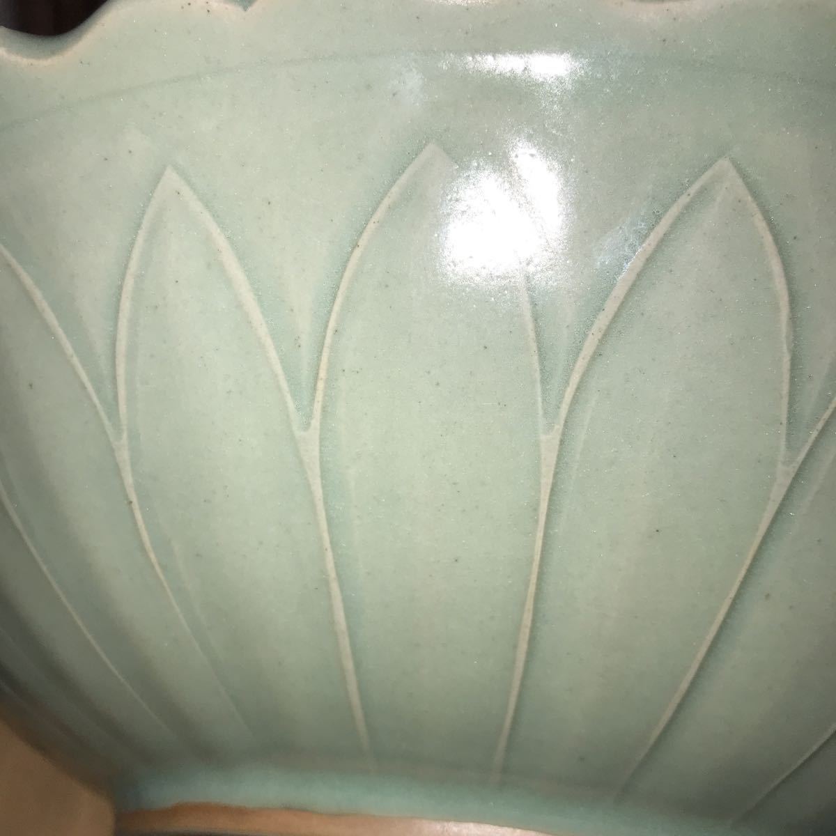  China ceramics dragon . map celadon large plate south Song 