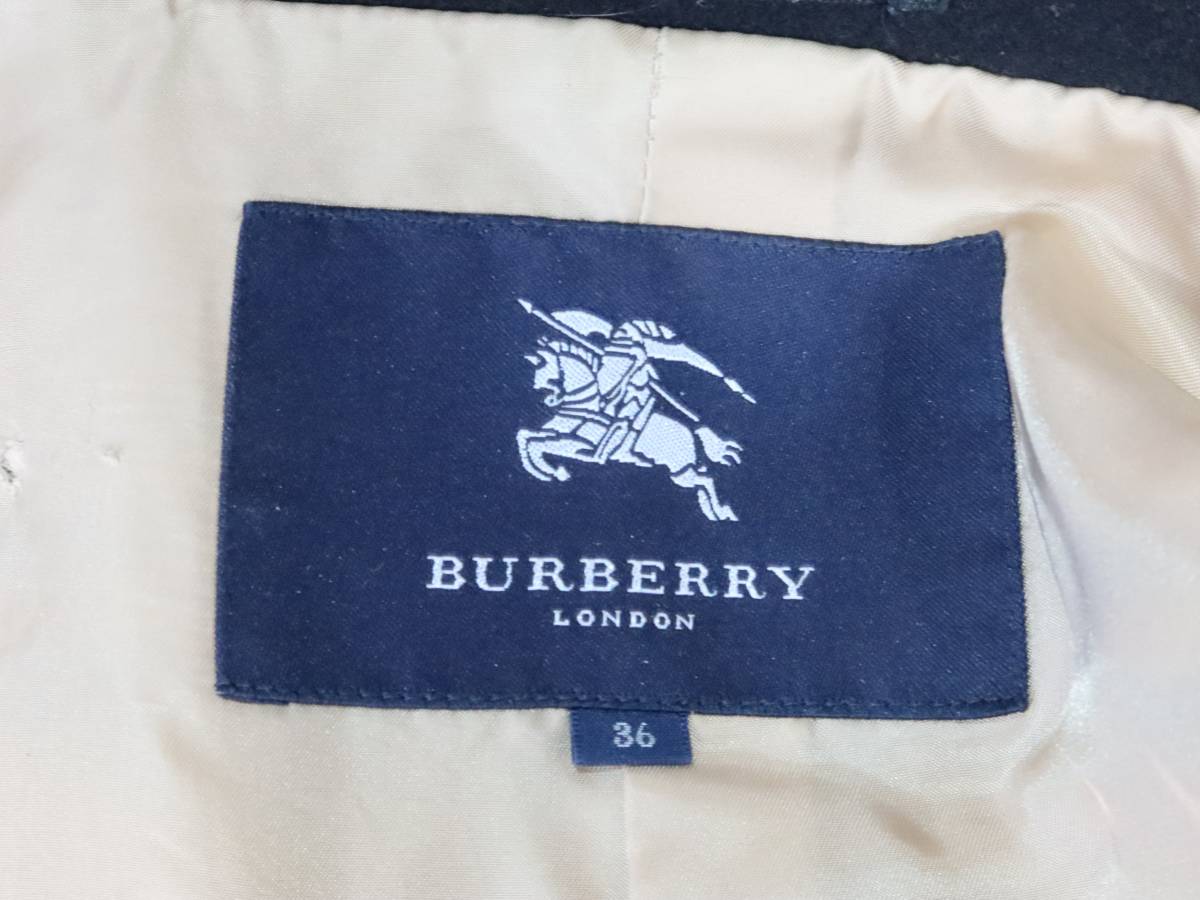 BURBERRY バーバリー レディース カシミア混コート FNG29-010 サイズ36 コート_画像9