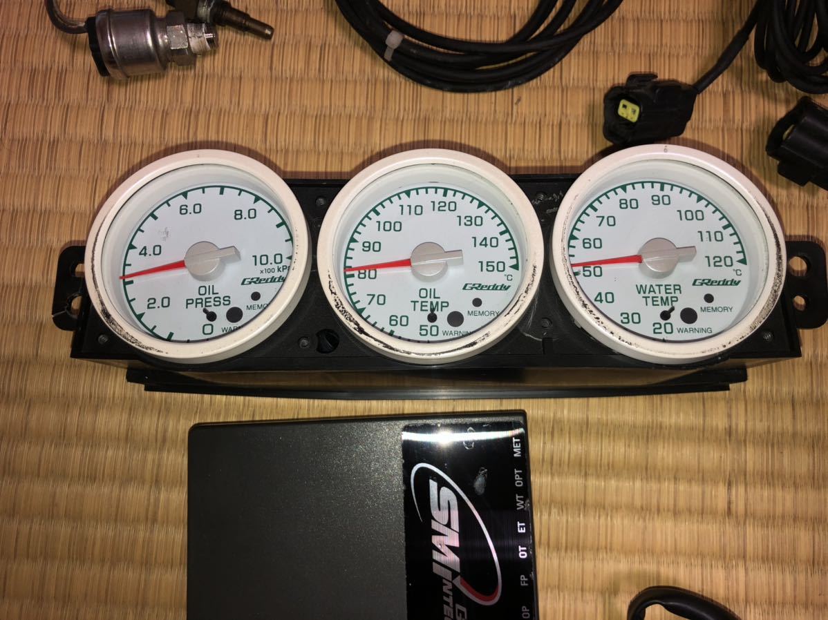 GReddy Defi additional meter 60Φ Defi TRUST Trust SMI link meter oil temperature oil pressure water temperature JZA80 BNR32 BCNR33 FD3S BNR34 S15 AE86