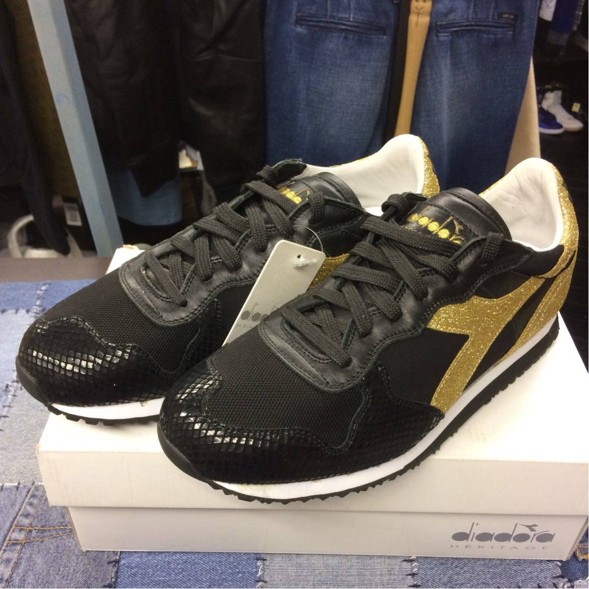 【新品】diadora HERITAGE グリッター切替 スニーカー 27.0cm