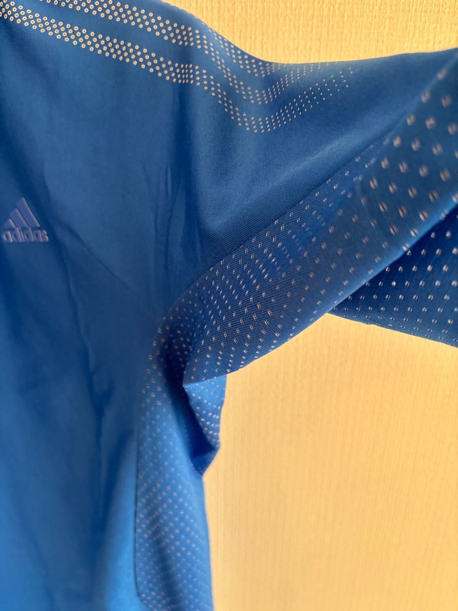 adidas golf アディダスゴルフ　ポロシャツ　ブルー　Sサイズ