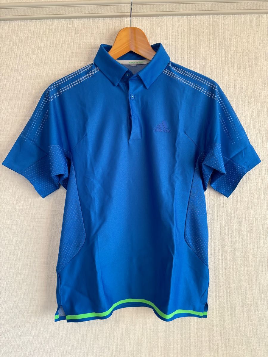adidas golf アディダスゴルフ　ポロシャツ　ブルー　Sサイズ
