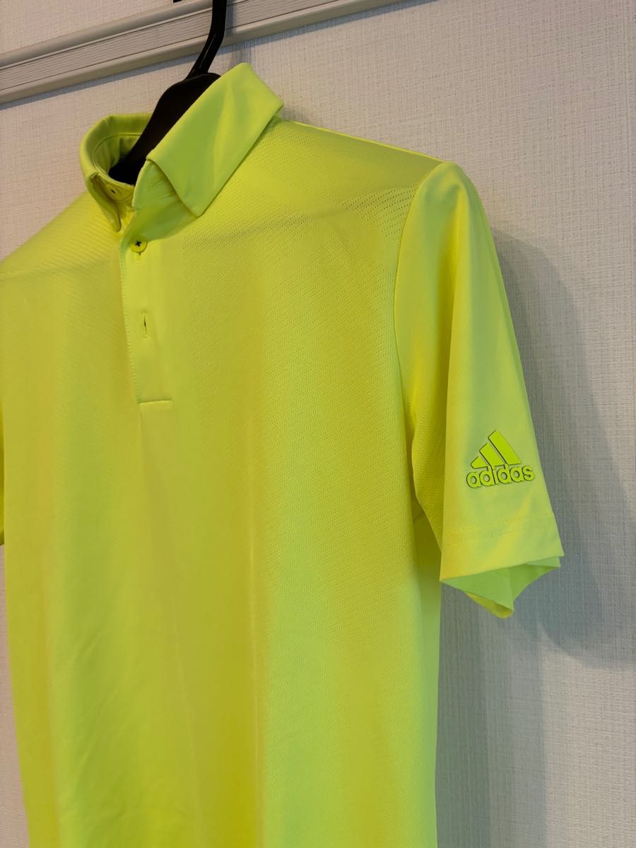 adidas golf アディダスゴルフ　ポロシャツ　イエロー　Sサイズ