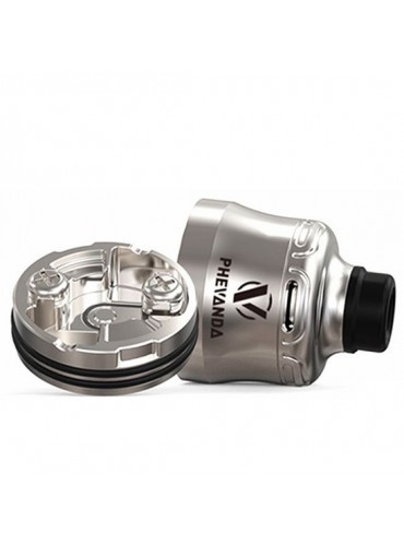 電子タバコ VAPE アトマイザー 新品 未開封 未使用 本物 Phevanda社製 Bell RDA 22mm シルバー_画像5