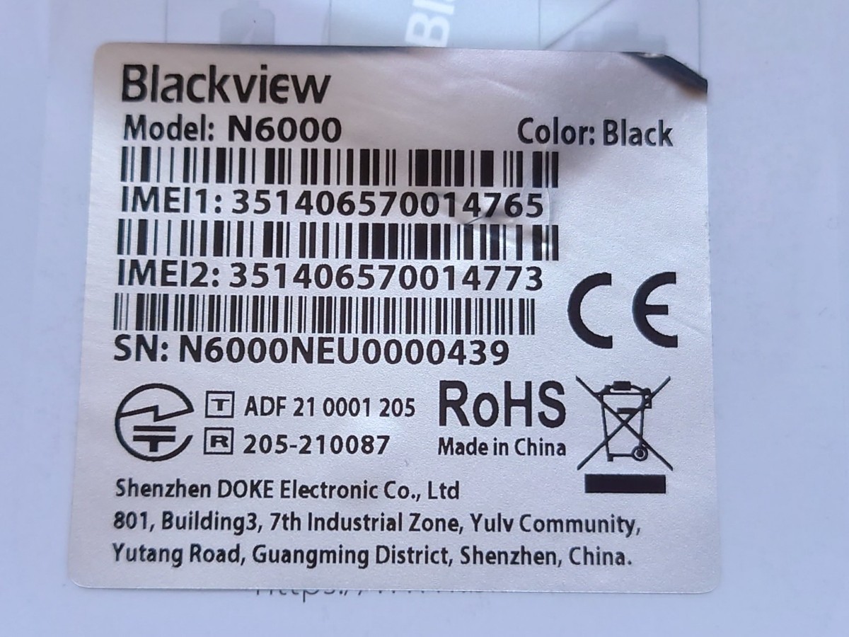 BlackView N6000-