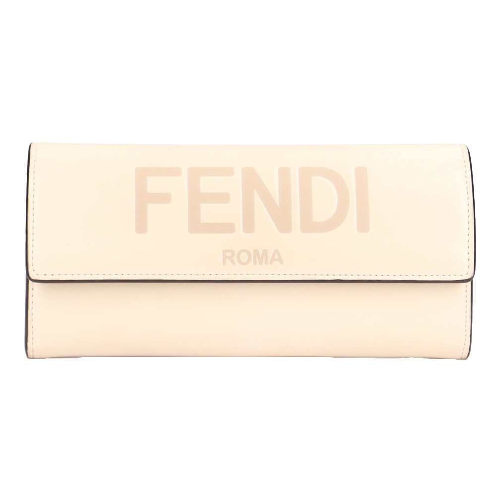 フェンディ FENDI コンチネンタル財布 長財布 レザー レディース 中古 美品_画像1