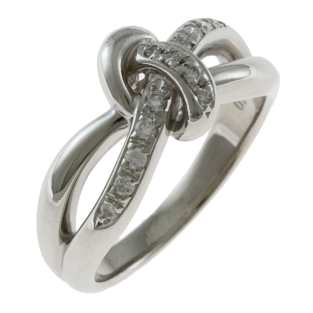 正式的 タサキ TASAKI 美品 中古 レディース ダイヤモンド0.13ct Pt900