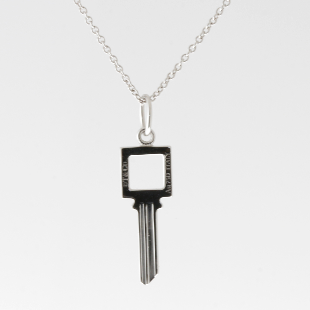 新しいエルメス 鍵 TIFFANY&Co. ティファニー モダンキー 美品 中古