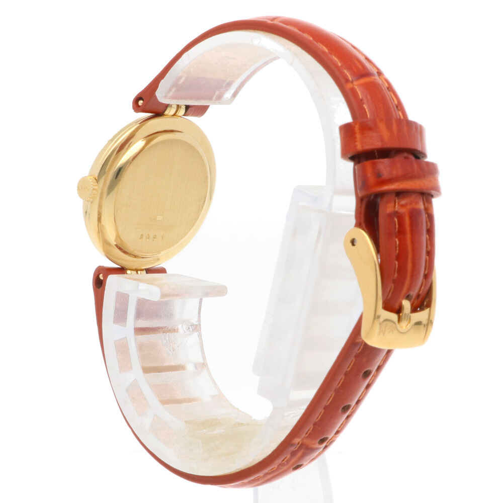 ショパール Chopard アップライト 腕時計 18金 K18イエローゴールド 4091 レディース 中古 美品_画像5