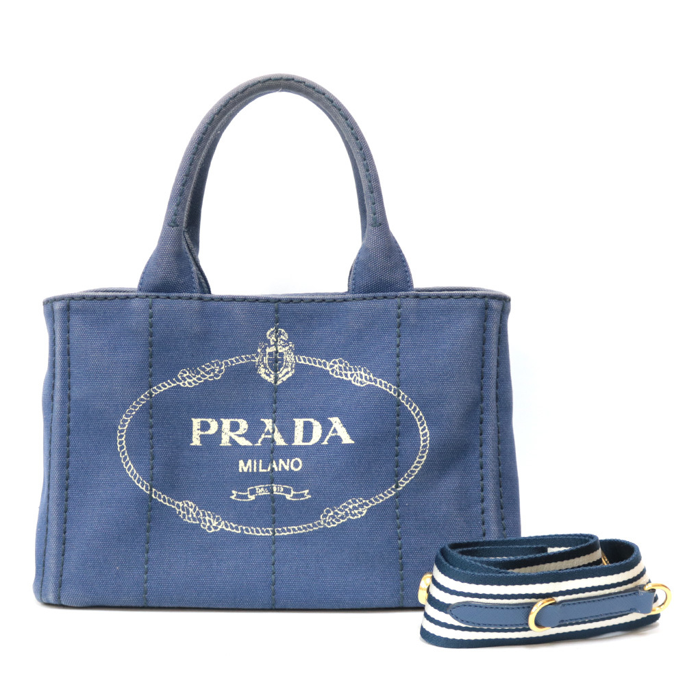 PRADA プラダ ショルダーバッグ ハンドバッグ カナパトートPM 中古