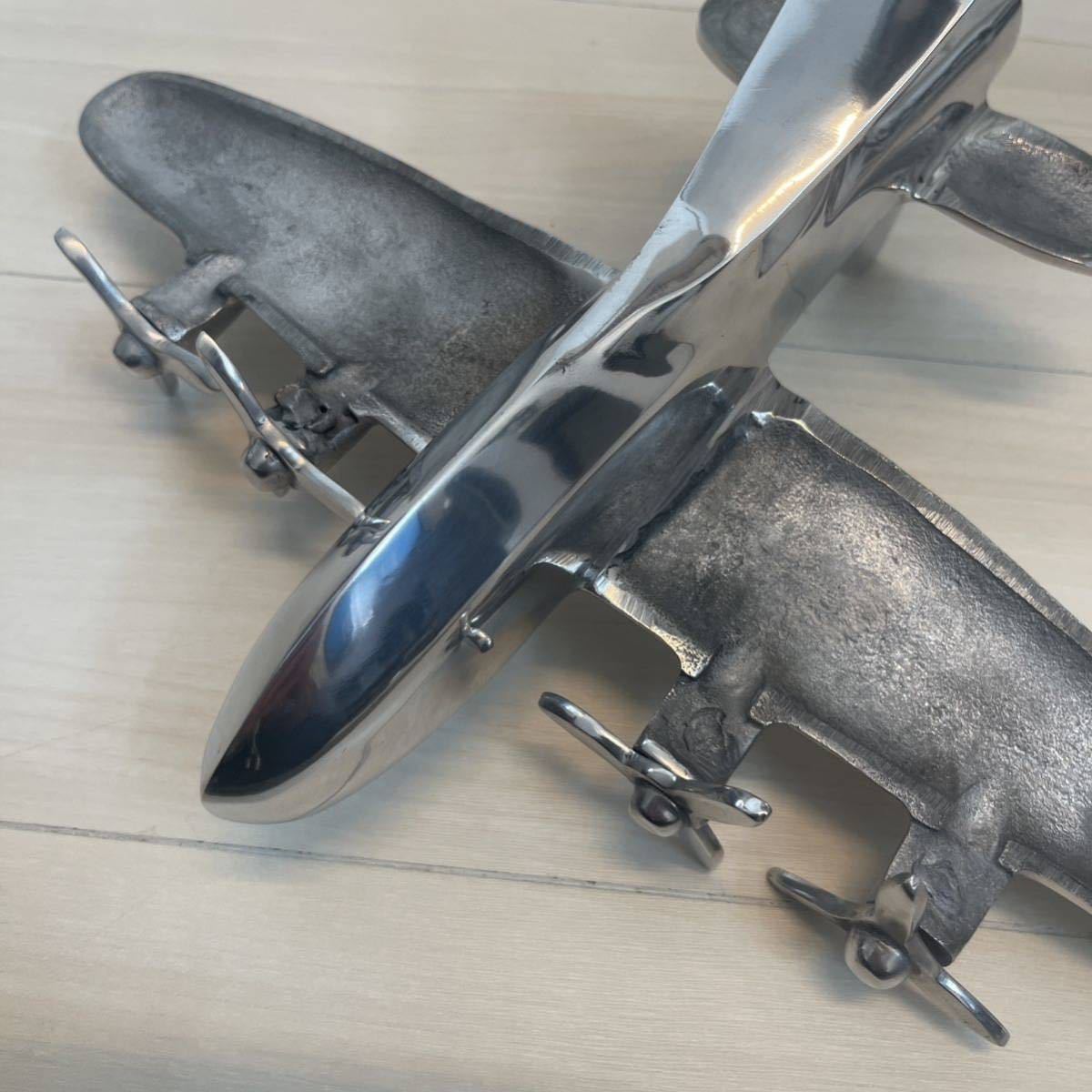 【アルミニウム・B17】ディスプレイ モデル プレーン 航空機 軍用機 ビンテージ品 個人輸入 ボーイング 第二次大戦 158 ⑭