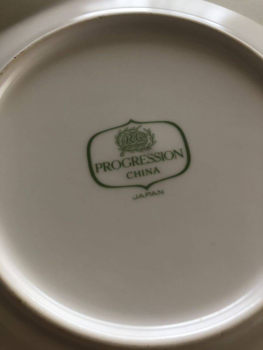 【中古】☆PROGRESSION CHINA☆４枚☆ケーキ皿☆時代物☆アンティーク☆陶器☆バラ☆薔薇☆の画像4