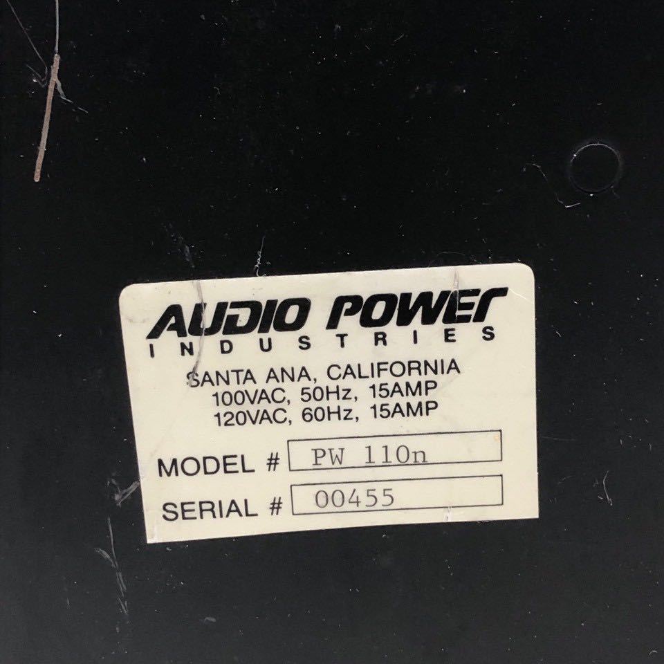 希少！レア！POWER WEDGE 110 PW 110n AUDIO POWER 電源タップ6口 850v28 _画像8