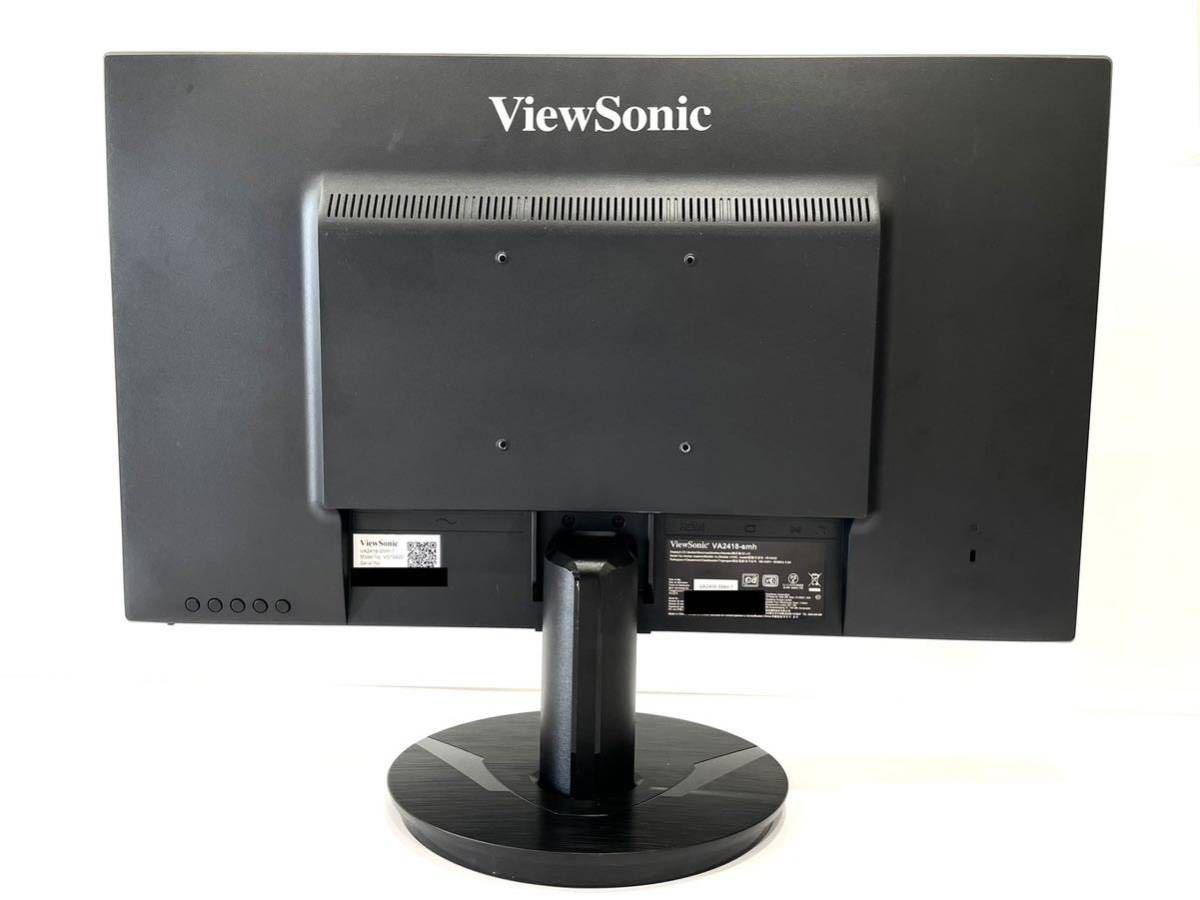 ViewSonic ビューソニック 23.8型 液晶モニター VA2418-SMH-7 フルHDディスプレイ VS16422 ブラック 23.8インチワイド 2022年製 箱保付き_画像2