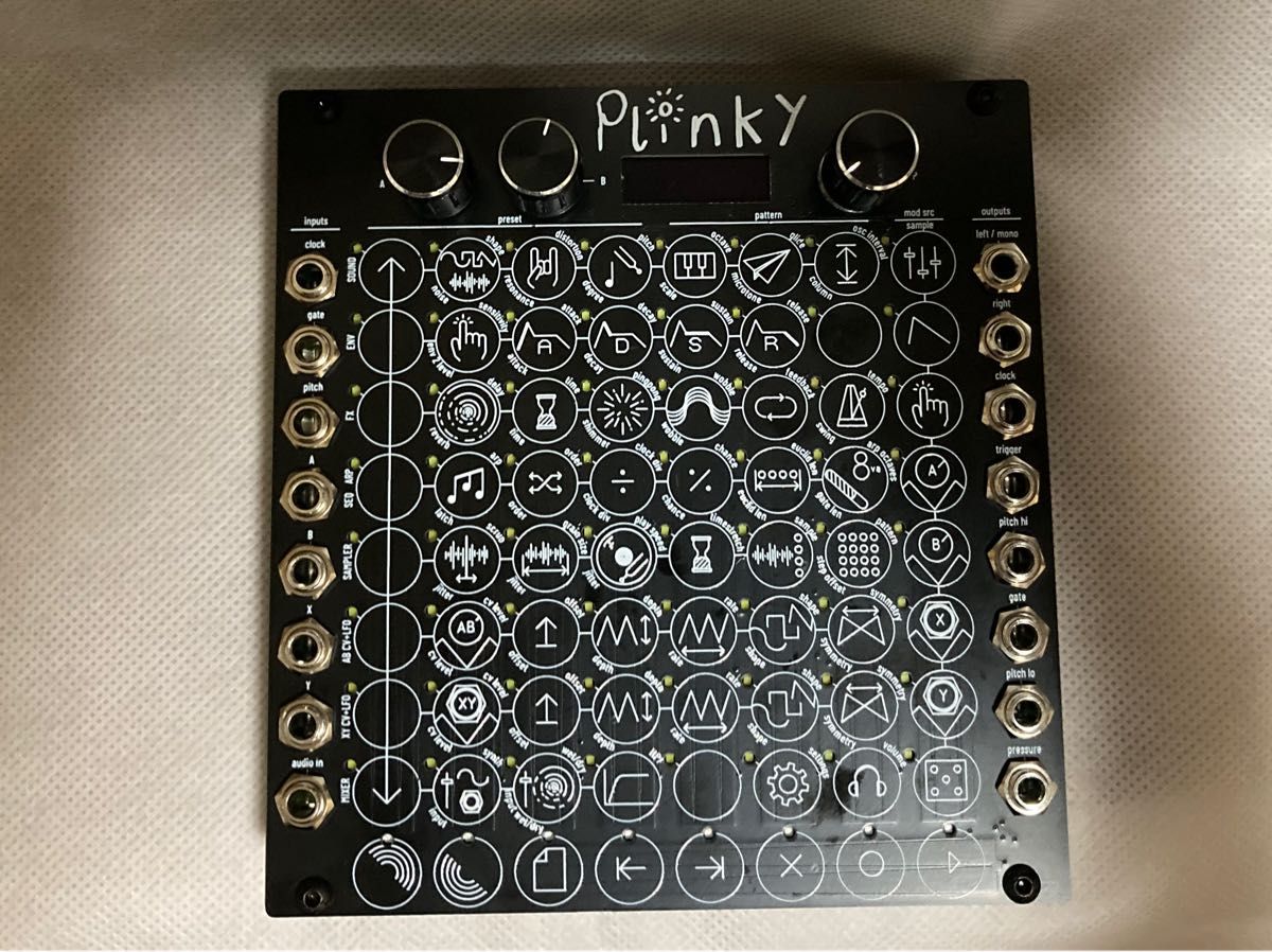 Plinky synth タッチ式高機能シンセサイザー ユーロラック モジュラー-