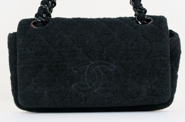 CHANEL シャネル マトラッセ パイル CCマーク チェーン ショルダー バッグ b7342_画像3