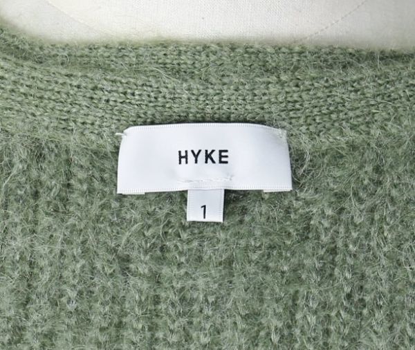 21AW HYKE high kmo hair wool knitted cardigan 1 b7182