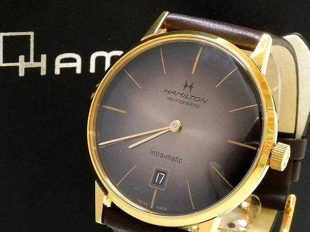 新品同様 ハミルトン 時計 □ H38465501 アメリカン クラシック INTRA