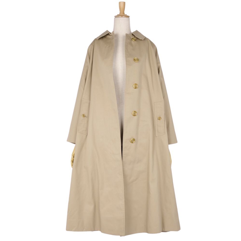 Vintage バーバリー Burberrys コート 一枚袖 英国製 ベルト付き ステンカラーコート アウター レディース 6 ベージュ cg10dn-rm12e26064_画像7