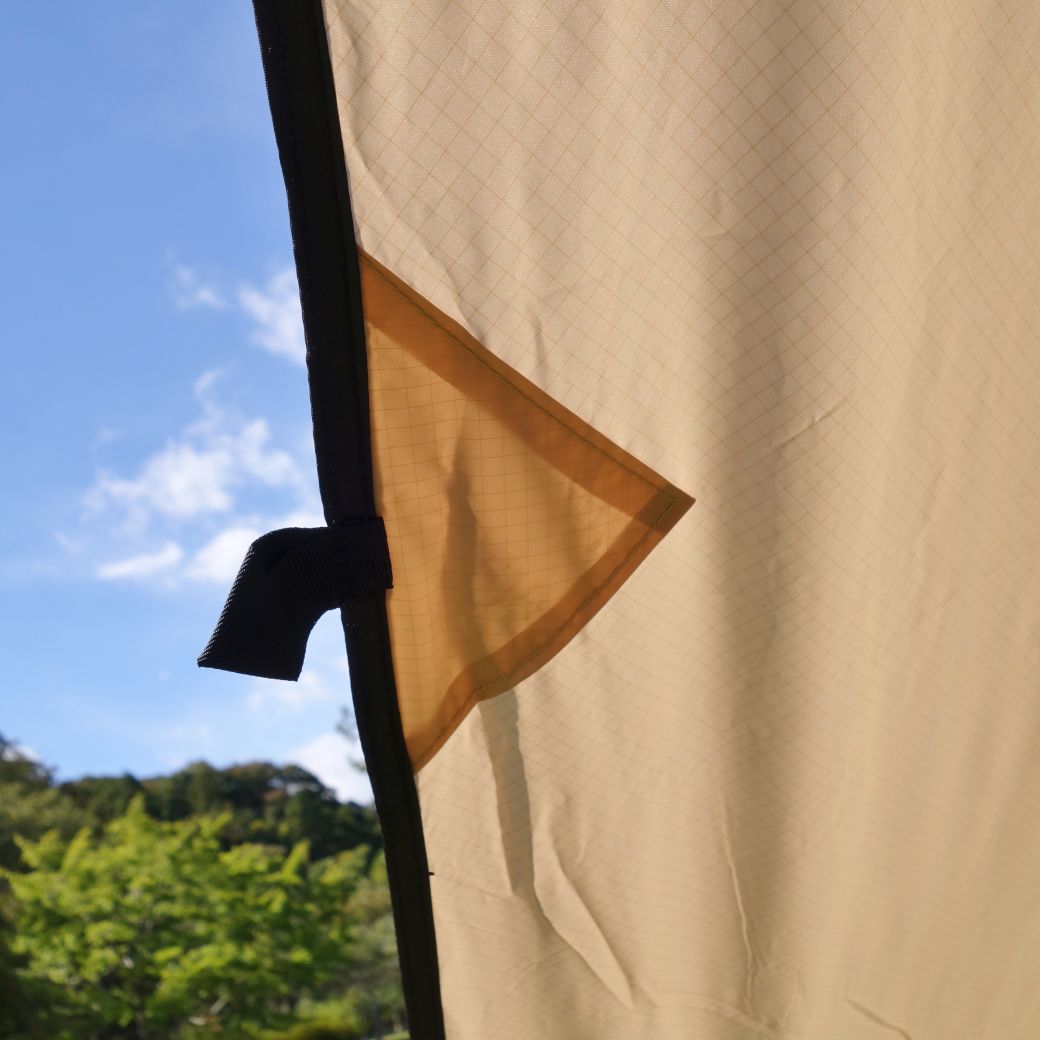 美品 廃盤 ヨーレイカ Eureka Parawing tarp 350×350 パラウィング タープ ソロ 2人用 日除け キャンプ アウトドア cg10dd-rk26y04120の画像6