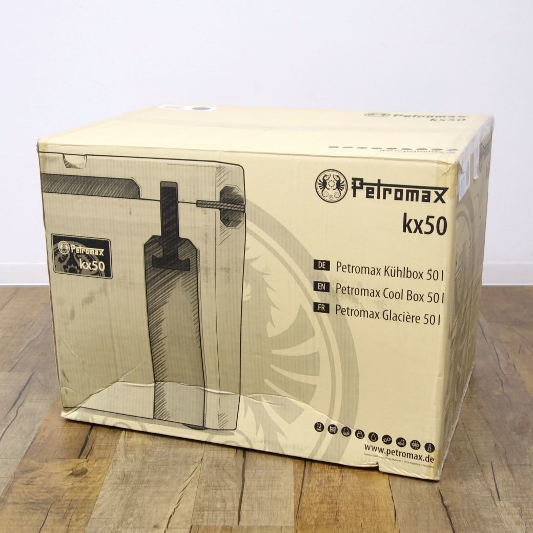 Неиспользованный Petromax Petromax Ultra Passive Cooler KX50 Olive 50L Cooler Box Camp Camp CG10DL-RK26Y04133