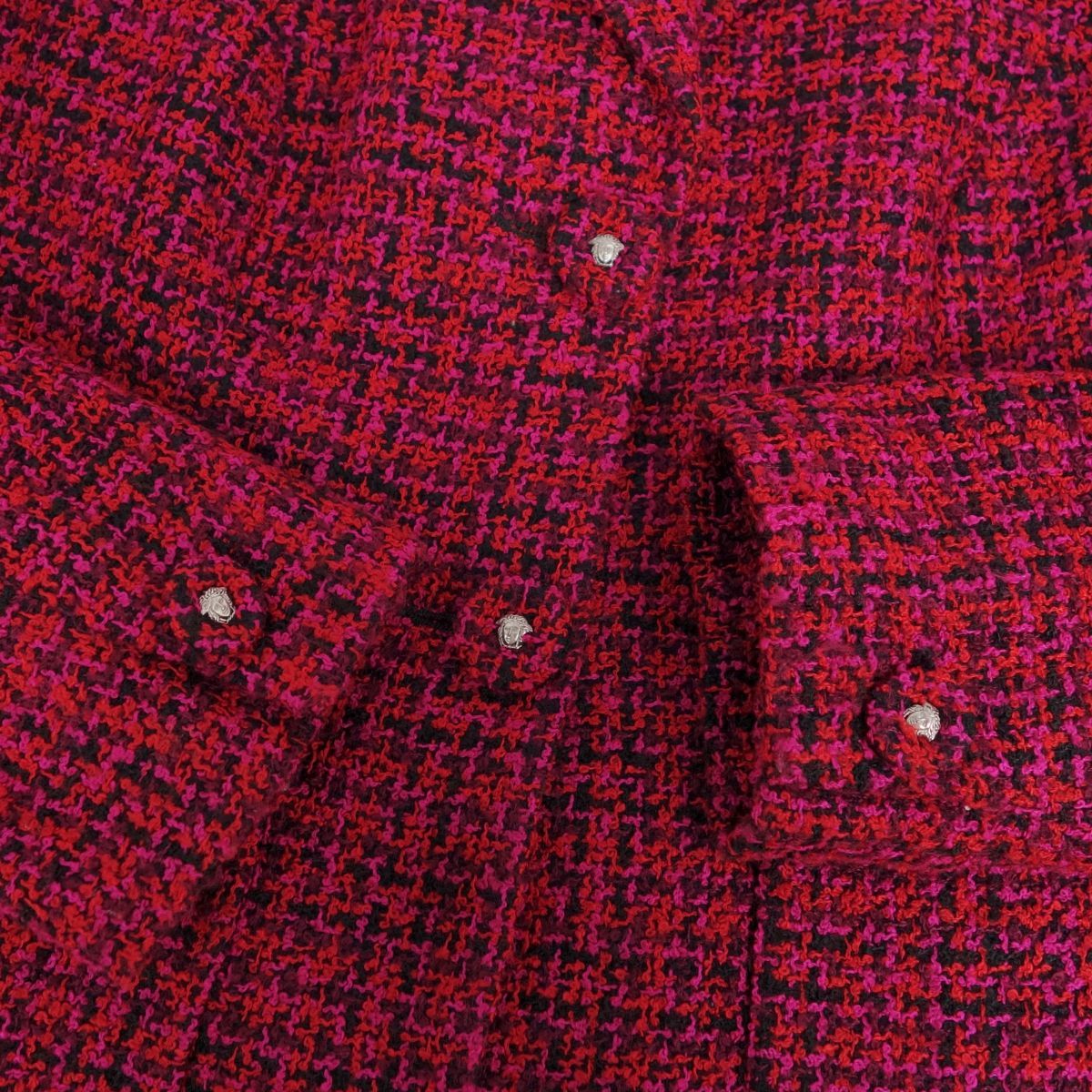 美品 Vintage ヴェルサーチ VERSACE JEANS COUTURE セットアップ スカートスーツ ジャケット スカート レディース 28/42 cg10ob-rm11f06835_画像9