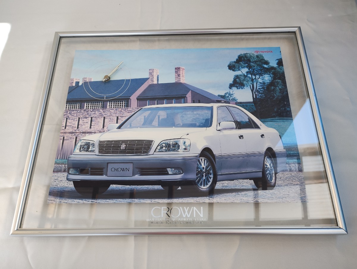 TOYOTA トヨタ CROWNクラウンGS171 壁掛け時計　パネル時計　中古品_画像1