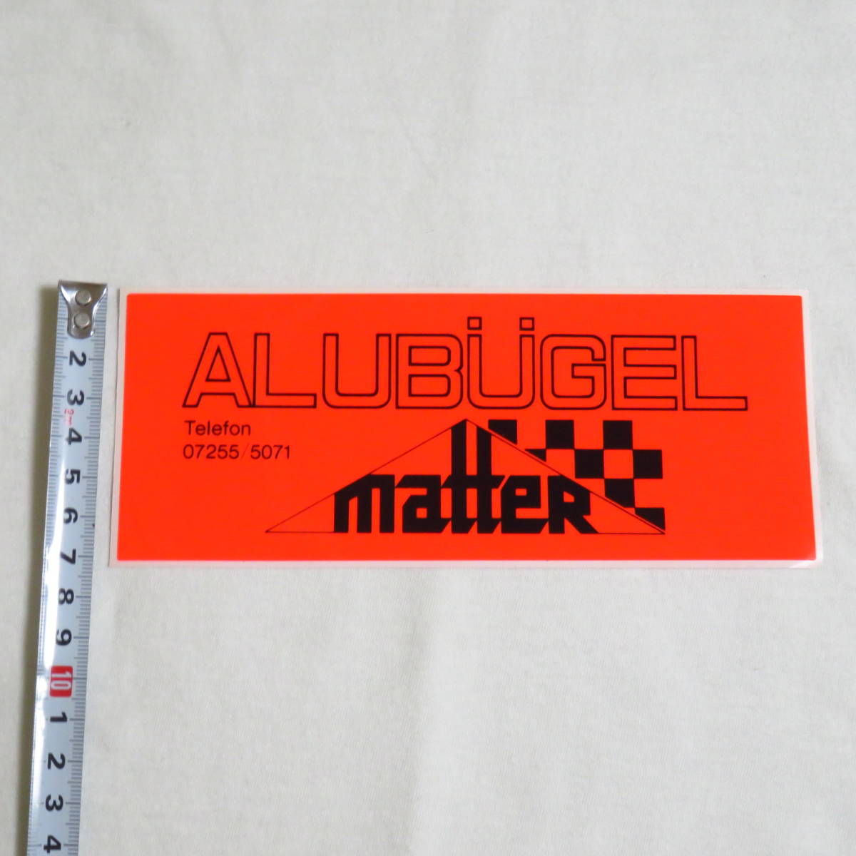 ■MATTER マター ロールケージ ステッカー 蛍光オレンジ レプリカ品2枚セット ポルシェ911 930 964 993 ■_画像2