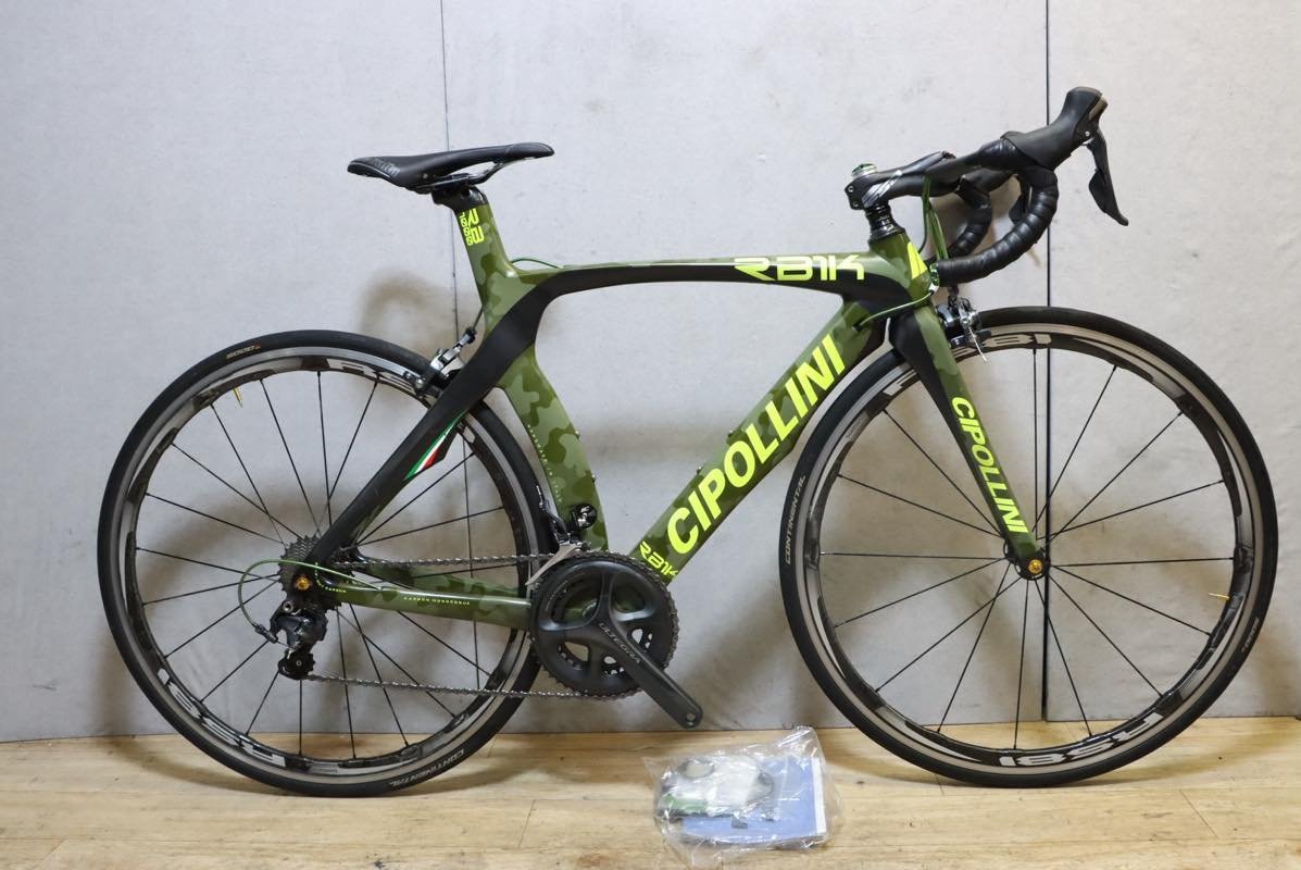 METRON エアロハンドル!!■CIPOLLINI チッポリーニ RB1K フルカーボン SHIMANO ULTEGRA 6800 2X11S サイズS 2016年_画像1