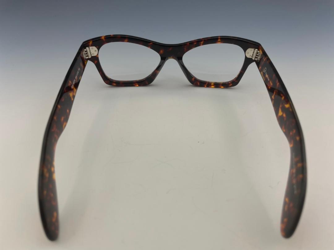 新品 度付きレンズ無料 ヴィンテージ OLD FOCALS オールドフォーカルズ Rocker スクエア USA ブラウンデミ  tortoiseshell