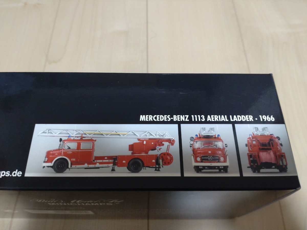  Minichamps ( MINICHAMPS )1/43 Mercedes Benz 1113 ladder fire-engine 1966