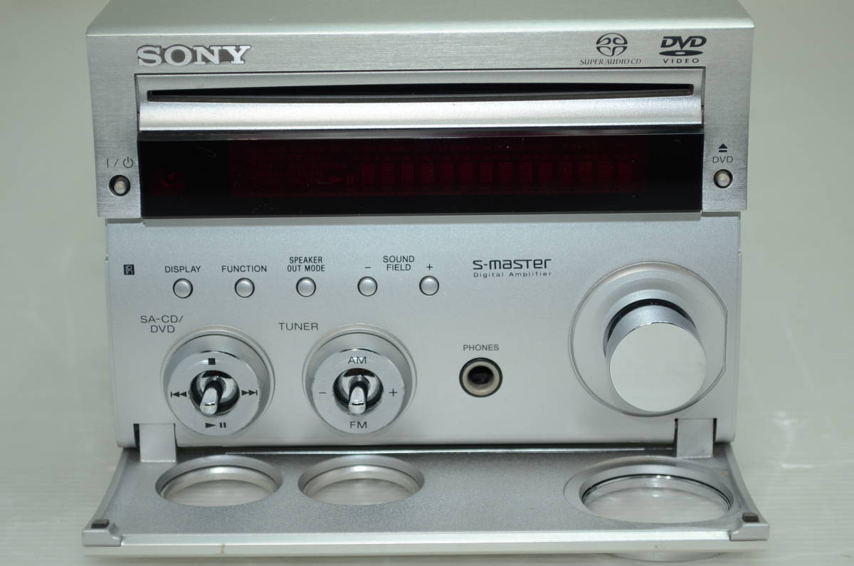 SONY ソニー CMT-SE9 (MDS-SE9 HCD-SE9）SACD・CD・DVD・ MD・カセット リモコン・MD説明書付 CD,MDローディングベルト交換 動作確認_画像3