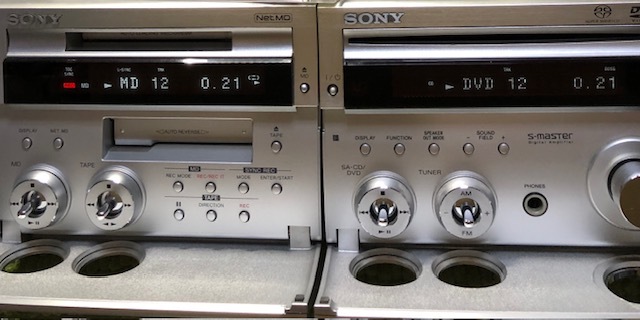 SONY ソニー CMT-SE9 (MDS-SE9 HCD-SE9）SACD・CD・DVD・ MD・カセット リモコン・MD説明書付 CD,MDローディングベルト交換 動作確認_画像9