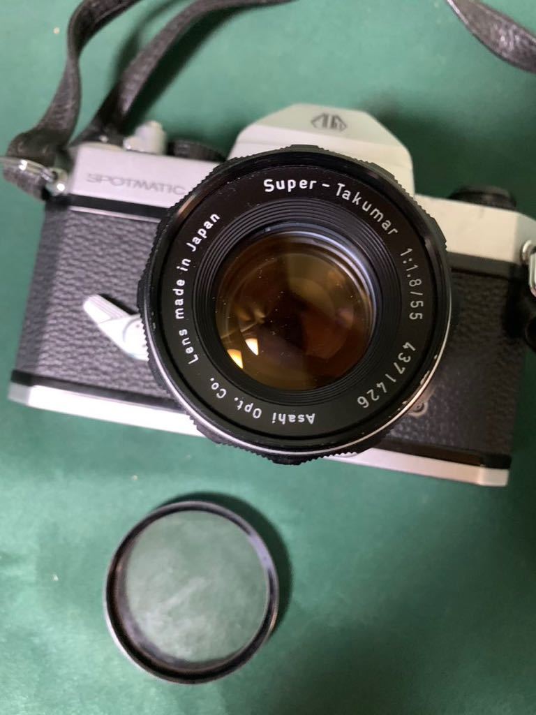 PENTAX ペンタックス ASAHI 一眼レフカメラ SPF レンズ1:1.8/55 中古 美品の画像2