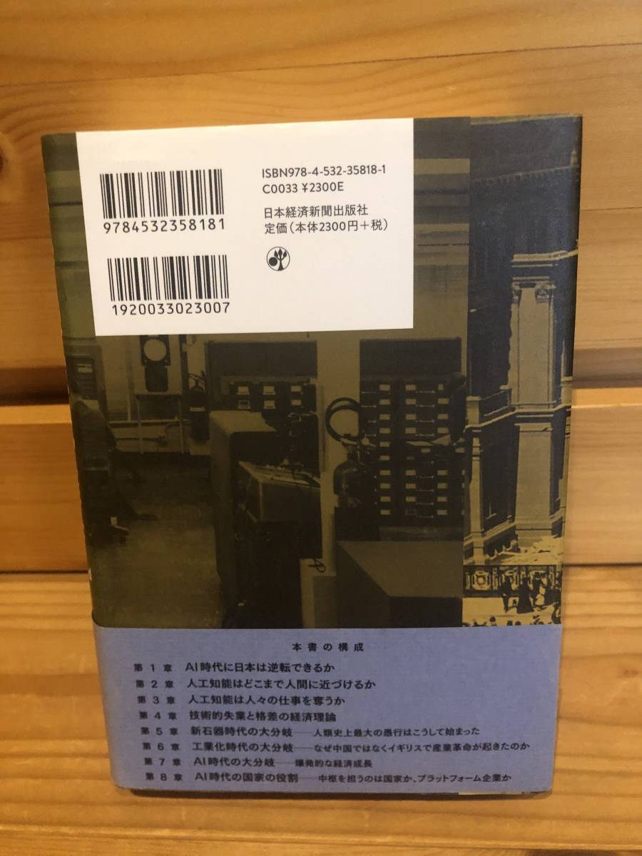 ※送料込※「純粋機械化経済　頭脳資本主義と日本の没落　井上智洋　日本経済新聞出版社」古本