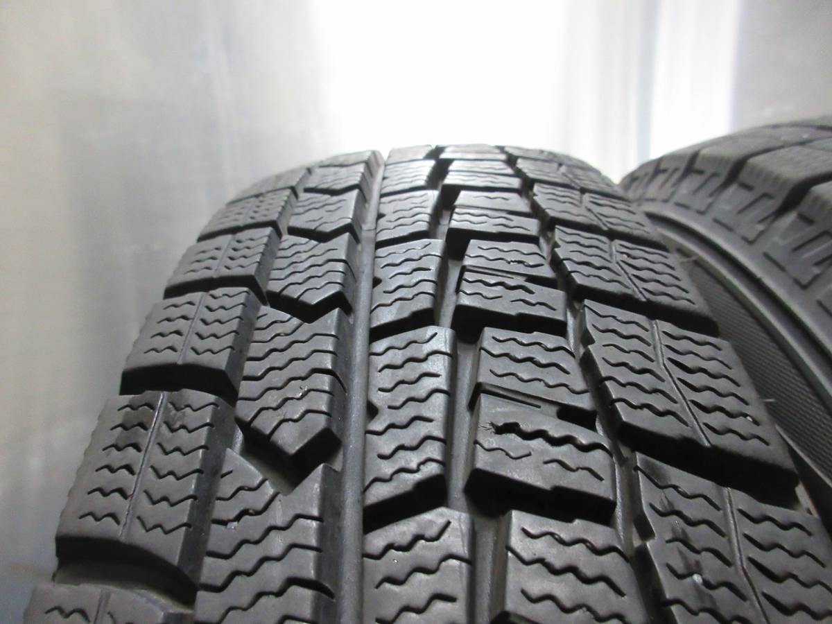 ★8.5-9分山★21年製★ ダンロップWINTER MAXX WM02 145/80R13　社外ホイール 13×4J +45 4H-100 4本セット スタッドレス 軽自動車等　A551_画像10