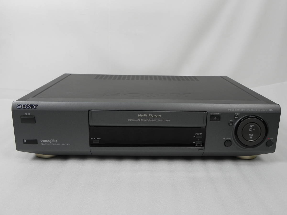 [Q9711]SONY/ソニー VHSビデオデッキ リモコン付 SLV-FX11_画像4