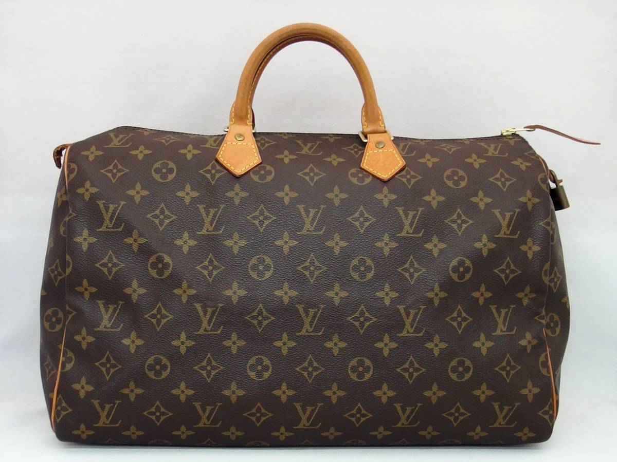 LOUIS VUITTON ルイヴィトン モノグラム スピーディ40 M41522 ボストンバッグ /B7104_画像1