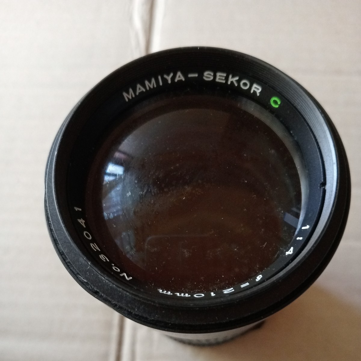 間宮 セコールレンズ　210mm F 4　ジャンク現状品_画像2