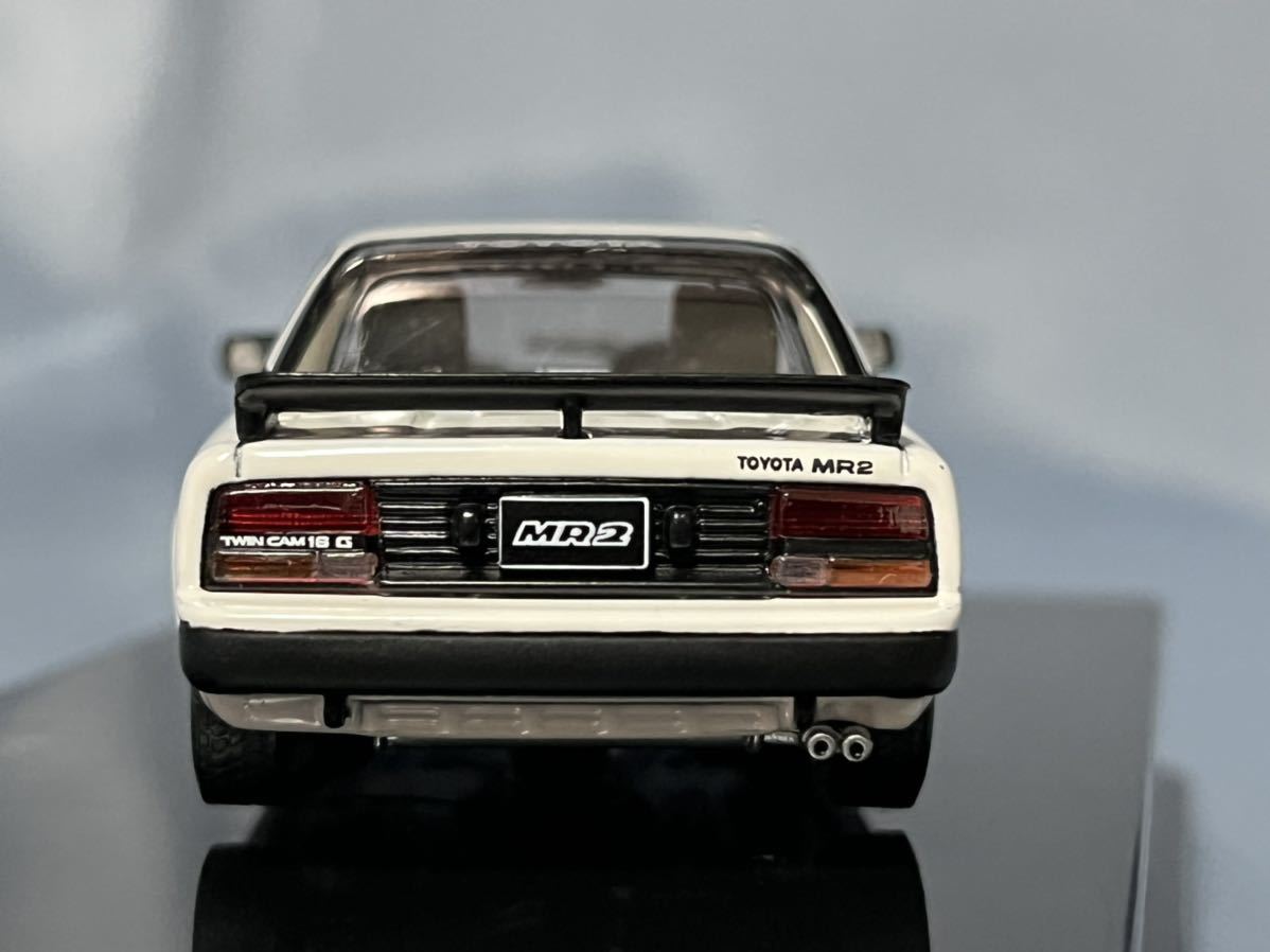 エムテック製　　トヨタ　MR 2 (AW11) 白　　1/43