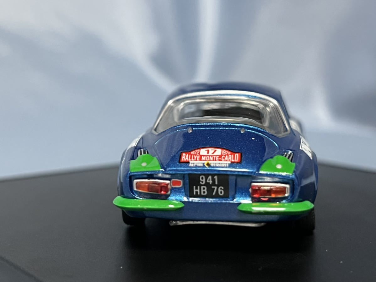  Trofeu made alpine Renault A110 1600S (#17) 1972 year Monte Carlo 1/43