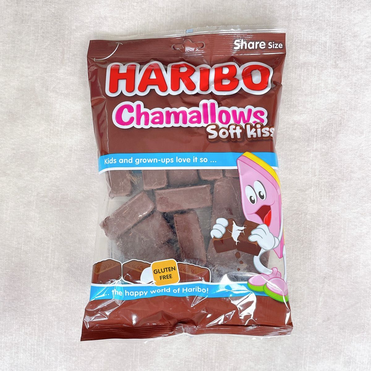 HARIBO【日本未販売】chamallows soft kiss 200g チョコ HARIBO【日本未販売】chamallows soft kiss 200g チョコ