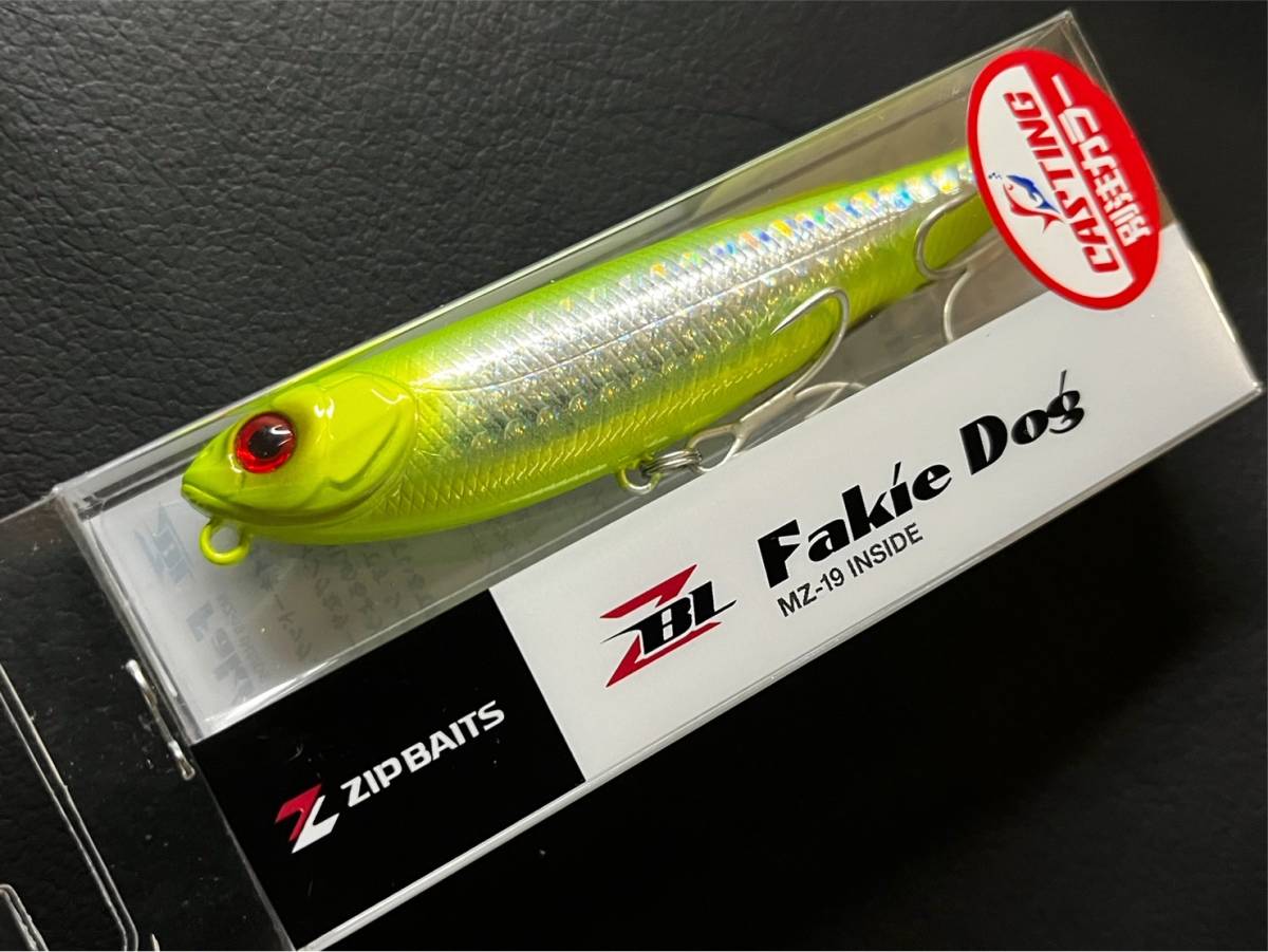 即決 ジップベイツ フェイキードッグ ZBL #キャスティング本部特注 アーバンリバーチャート ZIPBAITS Fakie Dog MZ-19 INSIDE オリカラ_画像1