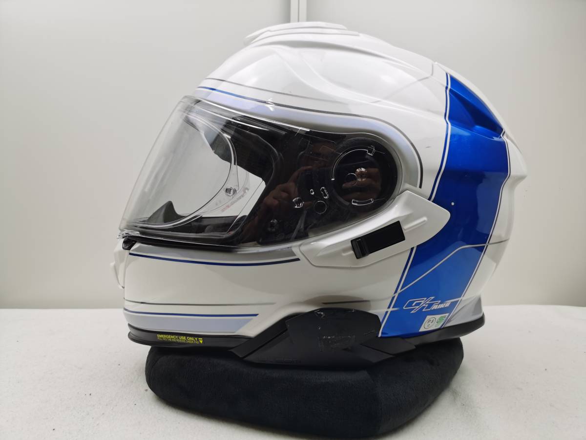 SHOEI ショウエイ GT-Air II CROSSBAR ジーティー - エアー ツー クロスバー TC-2 BLUE/WHITE Mサイズ_画像4