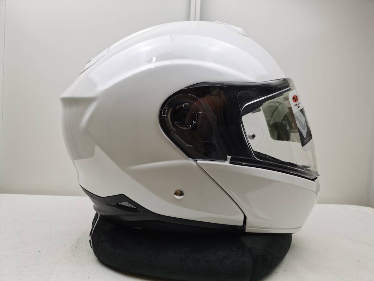 【新品】OGK KABUTO オージーケーカブト IBUKI 白 フルフェイスヘルメット Sサイズ_画像2