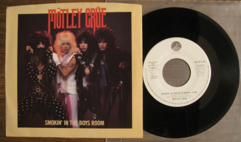 ＵＳ盤プロモ白ラベル Motley Crue / Smokin' In The Boys Roomの画像1