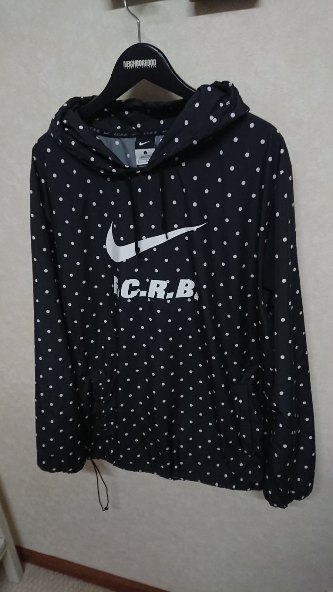 F.C.R.B×NIKE PACKABLE BIG ANORAK DOTドット パーカー L BRISTOLブリストル