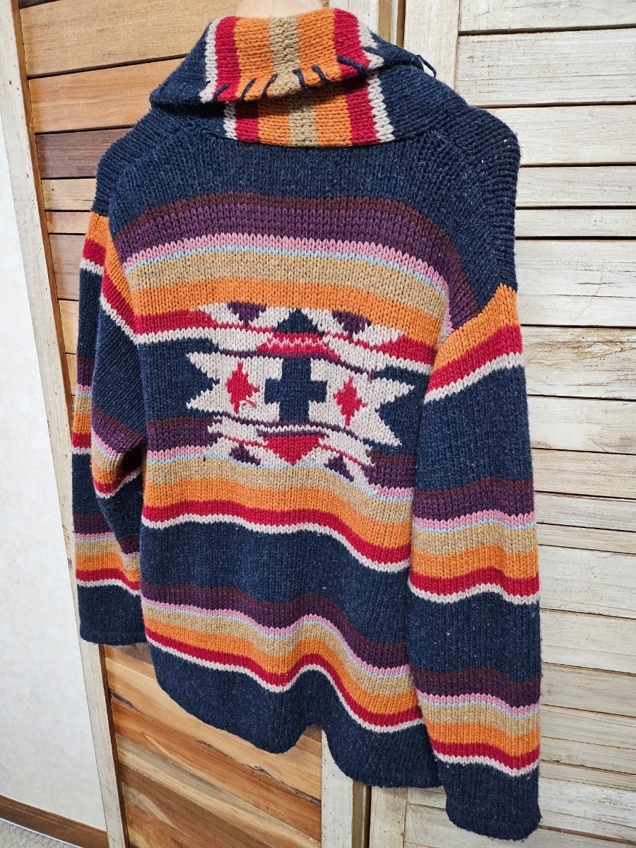  Inpaichthys Kerri Inpaichthys kerri border neitib cardigan wool knitted rare size M