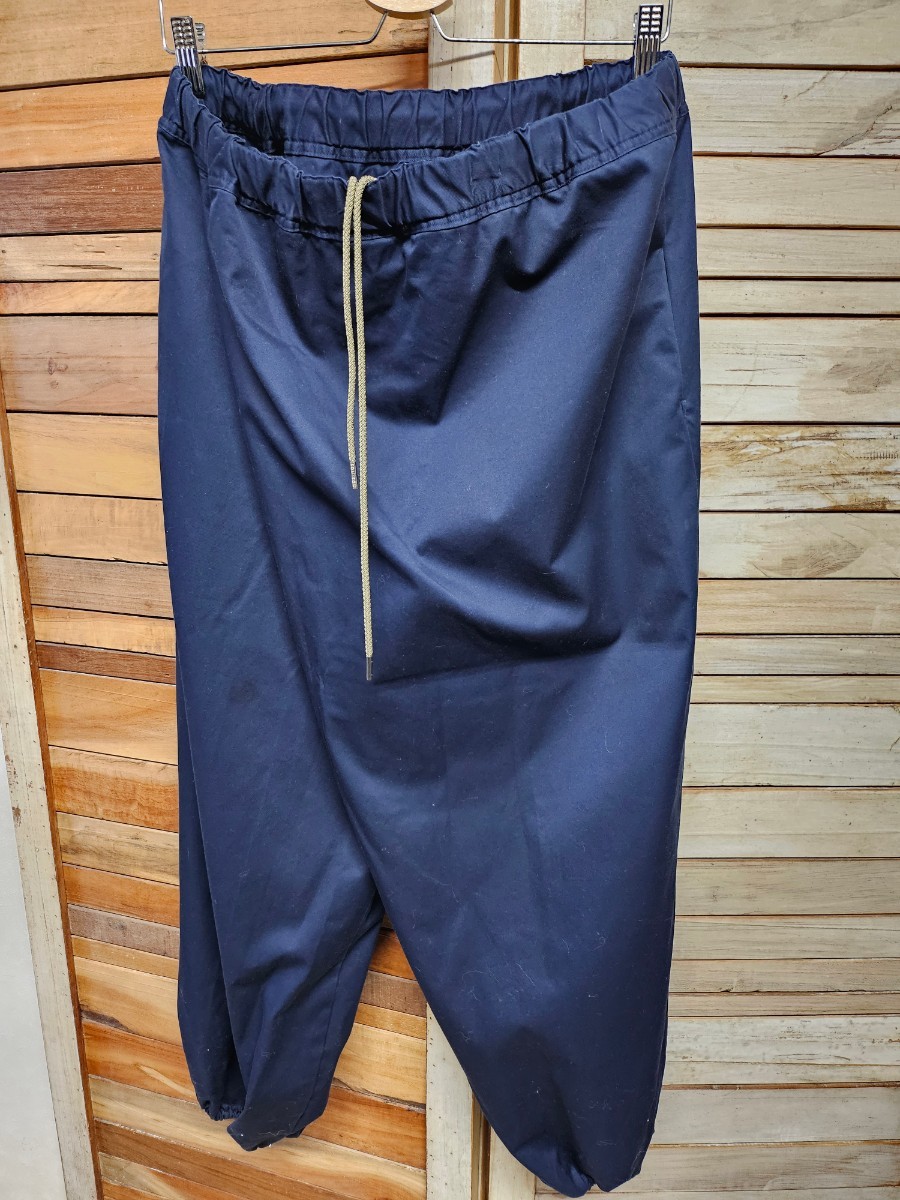 SOU*SOU Kyoto широкий LAP брюки hakama. серп кама темно-синий сделано в Японии size L редкий 